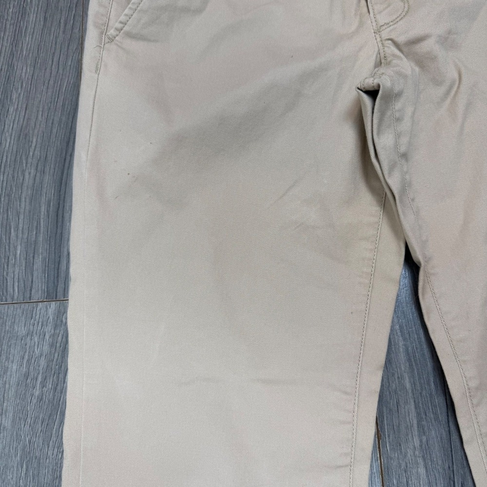 American Eagle Artist Low Rise Khaki Pants Women's 6R Stretch Beige Chino - Picture 13 of 16